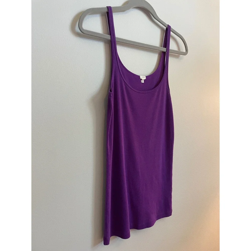 J.Crew Soft Knit Scoopneck Tank, Purple Grape